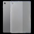 For Lenovo Tab M10 Plus 0.75mm Ultrathin Outside Glossy Inside Frosted TPU Soft Protective Case(Transparent). 