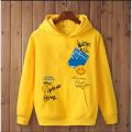 High quality imported casual zig zag man printed kangro hoodies for men hoodies for women pull over for winter. 