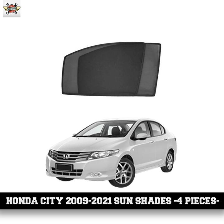 Honda City 2009-2021 Sun Shades -4 Pieces- Without Logo