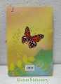 Colorful Butterfly Glitter Wallpaper Cover Diary For Girls-160 Pages Large Size Glitter Cover Travel Journal A5 Lined Paper Diary-5703. 