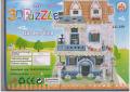 3D DIY Puzzle Castle House | Toys Early Learning Puzzle Jigsaw Interesting Learning Educational Toys For Children - Wooden and Foam. 