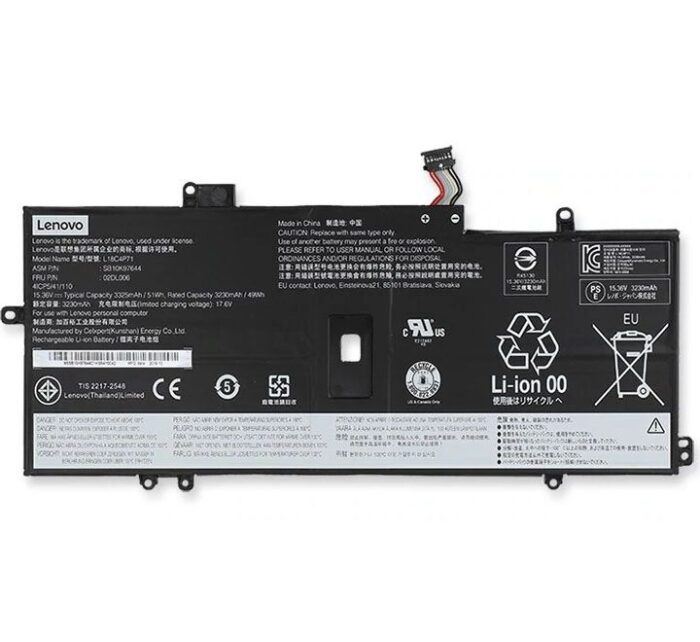 Lenovo ThinkPad X1 Carbon 7th Generation SB10K97642 L18C4P71 51Wh 100% Original Laptop Battery