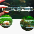 Glass 3-Hole Aquarium Pest Catcher Fish Tank Planaria Leech Worm Trap Cleaner. 