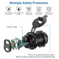 12v usb outlet-1 x Car Charger Adapter
1 x Wire with 10A fuse(Cable length 60CM)-Black. 