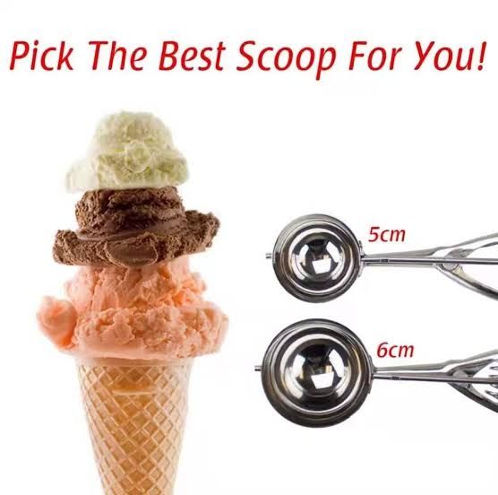 Ice Cream Scoop Stainless Steel Large Size and Small Size