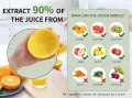 Multifunctional Electric Rechargeable Juicer Orange Squeezer Citrus Press Lemons, Portable USB Charging Electric Juicer Wireless. 