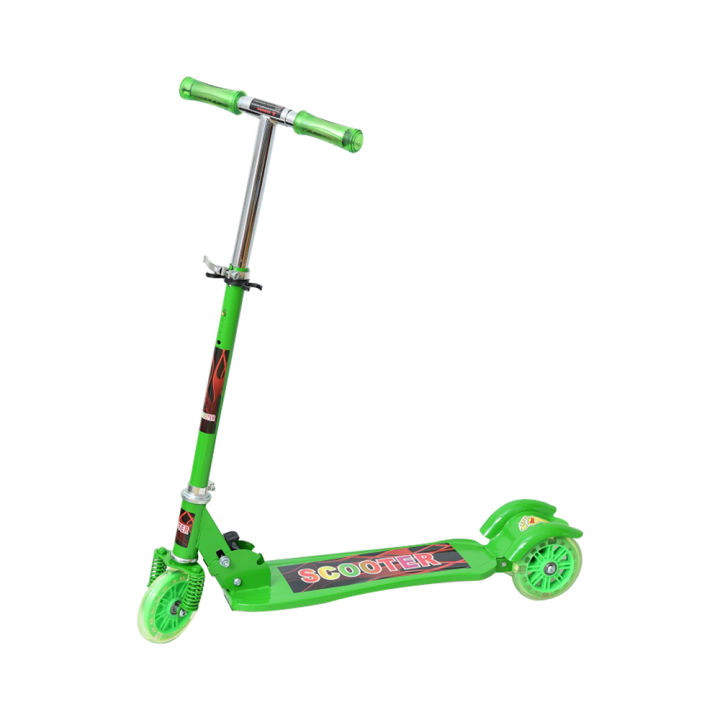 71Sports%203-Wheel%20Kids%20Scooter%20with%20Light-Up%20Wheels%20%7C%20Height-Adjustable%20scooter%20%20for%20Boys%20&%20Girls%20%7CKick%20Scooter-Fun%20Balance%20Riding%20Toy%7C%203%20Wheel%20Platform,%20Foot%20Activated%20Brake%20scooty%7C%20-%20Image%202