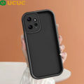 UCUC for Redmi Note 12 4G Back Cover Solid Color Ladder Camera Soft Rubber Protection Phone Case. 