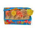 Flat Shape Lollipop multicolor 12pcs. 