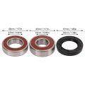 Front Wheel Hub Bearings Oil Seal Kit, 93102 30083 Metal for G2 G8 G9 G11 G14 G16 Gas Electric Cart. 