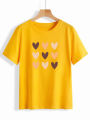 T shirt For Girls and Women's MULTE HARD Printed Casual Cotton t shirts For Ladies. 