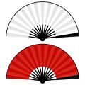 10 Inch Folding Fan Hand Silk Cloth DIY Chinese Folding Fan Wooden Bamboo Antiquity Folding Hand Fan DIY Calligraphy Painting. 