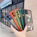 dienya For VIVO V19 Neo Case Fashion Tide Brand Clear Flower Pattern Thin Side Square Edge Frosted Transparent Hard Phone Cases New Design Shockproof Silicone Casing Full Cover Camera Protection Softcase. 