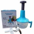 Chopper - Manual chopper - Chopper Machine - Handchopper - Advanced Multi-Function Food Processor - Vegetable Cutter - Hand Chopper - Press Start Quick Operation - Handheld Vegetable Chopper - Mixer - Blender To Chop Fruits Onions - Ginger- Herbs - Garlic. 