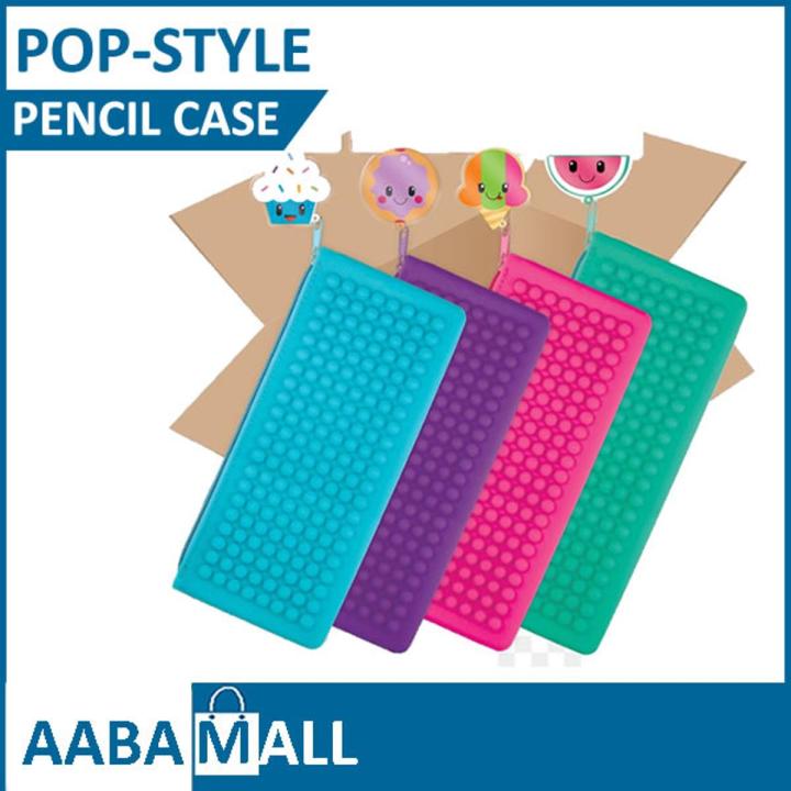 Silicone Pencil Box - PINK