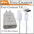 Original 44w Charger Fast Charging QC 5.0 Dual Engine Charging Adapter + Type C Data Cable USB 3.0. 