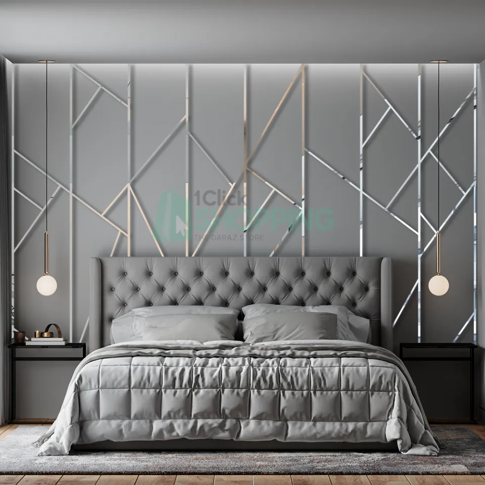 80 Pcs Silver Mirror Star Stickers - Removable Acrylic Wall Decals For Home Decor