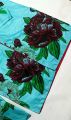 "Hooriya's Premium Rose Print Linen Cotton Dress – Trendy 2-Piece Kurti & Flapper Set for Girls & Women | High-Quality Stitched Fancy Collection By Hooriya's". 