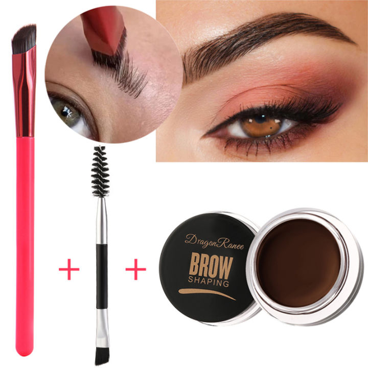 【2024】 Multi-function Eyebrow Brush With Wild Eyebrows Cream Concealer Square Eye Brow Make Up Brushes For Women Eyebrow Gel