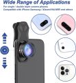 Selvim Phone Camera Lens 4 in 1 Kit: HD Phone Lens Attachments Compatible withMost Smartphone. 