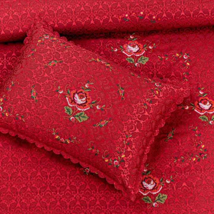 Mahogany%20Silk%20Embroidered%20Bed%20Sheet%20Set%20-%20Image%202