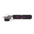 NANLIY- 2PCS 8OHM 10W Long box Full Range Subwoofer Speaker Diaphragm LCD Advertising Machine Monitor TV Speakers. 