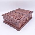 Handcrafted Wooden Quran Box with Stand (Rahal) - Quran Holder, Islamic Book Stand - Islamic Gift for Muslims | Carved Wooden Quran Stand | Adjustable | Wooden Items. 