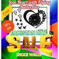 Diggi walls, New Arrival Love Heart with free Butterflies design Wooden Large Wall Clock Modern Design 3D Wall Clock.WE ARE WHOLESALER. 