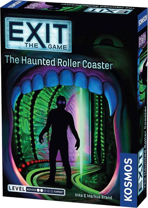 Exit: The Haunted Roller Coaster | Exit: Best Quality Board Game | Family-Friendly, Card-Based at-Home Escape Room Experience for 1 to 4 Players, Ages 10+