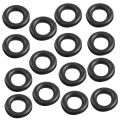 Black 9MM X 2.0mm Rubber Seals  Seal O Rings 12 PCS. 