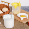 Water Pour Turn Egg Beater Efficient Silent Fluffy Whisk Manual Egg Beater Easy to Clean Separate Egg Whites Ideal for Southeast Asian Buyers. 