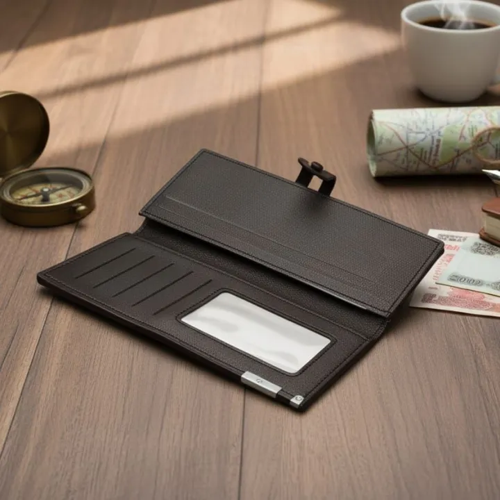 Yuandeli%20Men%E2%80%99s%20Long%20PU%20Leather%20Wallet%20%7C%20Slim%20Business%20Card%20Holder%20%7C%20Multi-Card%20Bifold%20Purse%20for%20Men%20-%20Image%204