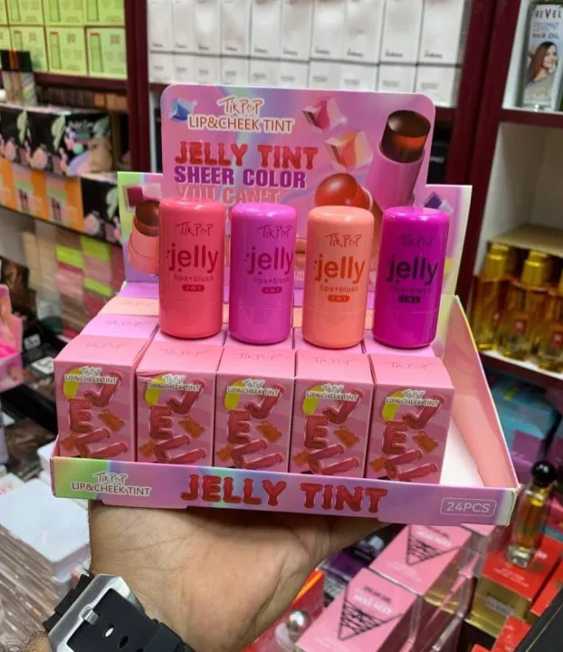 Tikpop Lip & Cheek Tint 4pcs Set – Multi-Use Creamy Tint for Lips ...