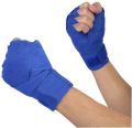 Nylon-Cotton Handwraps Semi-Elastic Martial Arts Boxing Hand Wraps for Men and Women Personal Use (Random Colour)- Professional Hand Wraps Protection for MMA, Muay Thai, Kickboxing (1 Pair). 