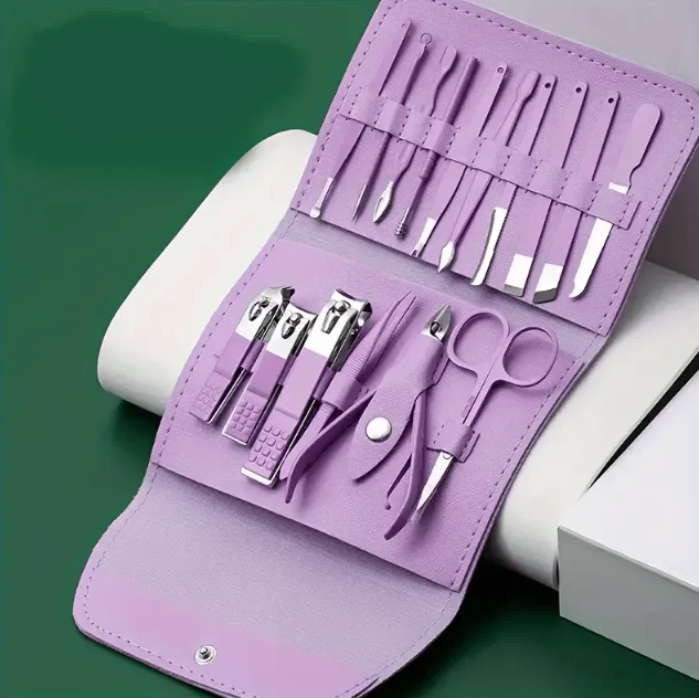 16pcs%20Manicure%20Pedicure%20Grooming%20Kit,%20Nail%20Cutter%20Set%20and%20Nail%20Cutter%20Kit,%20Professional%20Tools%20for%20Hand%20and%20Foot,%20Stainless%20Steel%20Clipper,%20Cuticle%20Nipper%20and%20Nail%20File,%20Complete%20Nails%20Care%20Tool%20Set%20for%20Home%20and%20Travel%20-%20Image%204