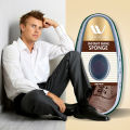 WBM Shoe Shining Sponge - Brown  Instant Shine Polish with Liquid- 11ML. 