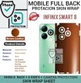 INFINIX SMART 8 FULL BACK 360 PREMIUM Protection Skin / Wrap protection sheet fo infnix smart 8. 