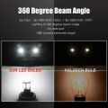 1 【Footprint】 1157 LED Bulb White 54SMD 1080 Lumens, 7528 2357 2057 LED Light Bulbs For Brake Tail Running Parking Backup Light. 
