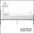 Simplify Bed Single, Iron Bed, Single Bed, Mughal Star Steel Furniture. 