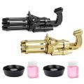 Bubble Machine Automatic Electric Gatling Bubble Gunns Bubble Maker Outdoor Fun Kids Toys for Boys and Girls. 