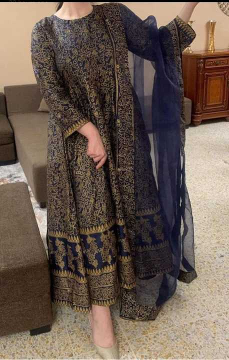 Allover%20printed%20fancy%20maxi%203%20pieces%20latest%20design%20stitched%20dress%20for%20girls%20-%20Image%204