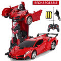 Rc Transformer Lamborghini Car Toy Remote Control Multicolour. 