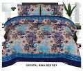 Fancy Bed-sheet Cotton Double Bed Sheet Set - King Size (1 Sheet and 2 Pillow Covers) by NISHAT LINEN. 
