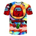 Children Among Us Impostor T Shirt Cartoon Baby Kids Boys Girls Children Cartoon Short Sleeve Summer Clothing Among Us Print Tee. 