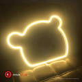 Bear Face Selfie Neon Mirror l Neon Lights l Mirror For Wall l Mirror l Mirror For Wall Decoration l Home Decoration Items l Neon lights l Neon walls. 