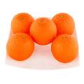 4 Pcs Soft Plastic  Orange Fruit Home Decoration Burdy. 