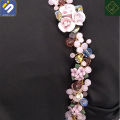 InstantSale | SK Imported Elegant Bridal Wedding Hair Crystal Pearl Multicolor Flowers Girl Hijab Headband Ribbon Headpiece Hair Jewelry Accessories J203. 