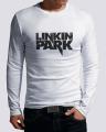 Linkin Park New Fashion White Full Sleeve Round Neck Printed Design High Quality T-shirt For Men. 