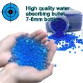 Pack of 500 Pcs In 1 Colorful Blue Water Beads Orbeez Water Expanding Gel Balls Hydrogen Balls Growing - Water Bombs - Water Bullets For Guns Orbits Gun 7-8 MM. 
