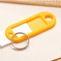 20 piece Keychain  Plastic Keychain Key Tags ID Label Name Tags Split Ring. 